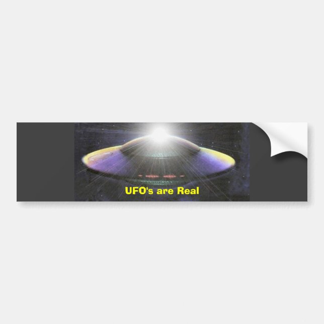 Adesivo Para Carro Os UFO são reais (Frente)