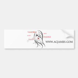 Adesivo Para Carro Os vampiros não fazem faísca, eles brilham