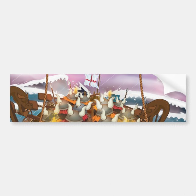 Adesivo Para Carro Os Vikings (Frente)