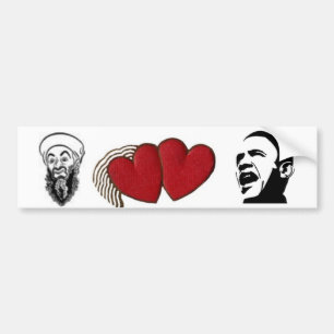 Adesivo Para Carro Osama ama Obama