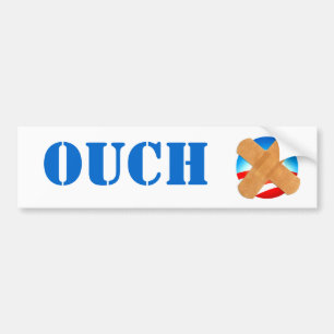 Adesivo Para Carro OUCH autocolante no vidro traseiro