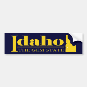 Adesivo Para Carro Ouro de Idaho