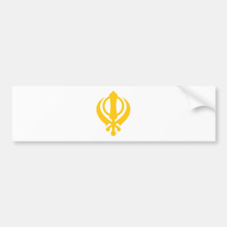 Adesivo Para Carro Ouro de Khanda do sikh