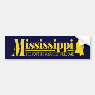 Adesivo Para Carro Ouro de Mississippi