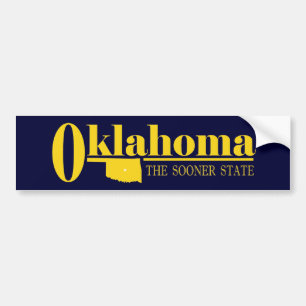 Adesivo Para Carro Ouro de Oklahoma