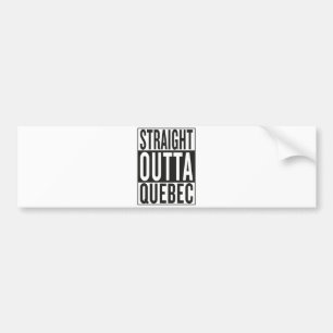 Adesivo Para Carro outta reto Quebeque