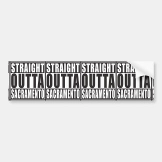 Adesivo Para Carro Outta reto Sacramento Califórnia