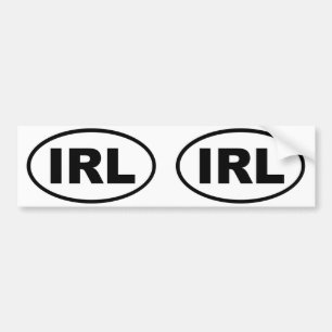 Adesivo Para Carro Oval europeu de Ireland IRL