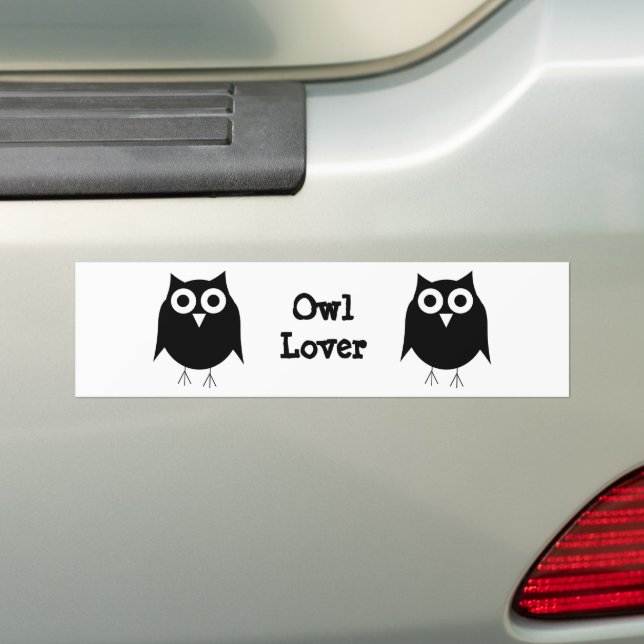 Adesivo Para Carro Owl Design (No carro)