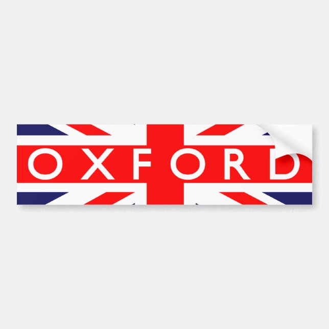 Adesivo Para Carro Oxford: British Flag (Frente)