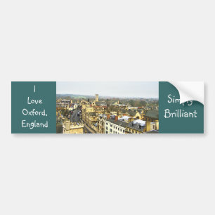 Adesivo Para Carro Oxford, Inglaterra, opinião alta da rua,