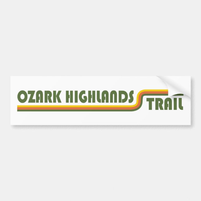 Adesivo Para Carro Ozark Highlands Trail Arkansas (Frente)
