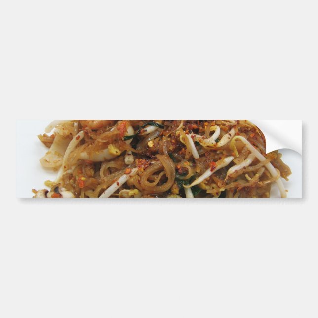Adesivo Para Carro Pad Thai [ผั ด ไ ท ย] Comida de Rua Tailândia (Frente)