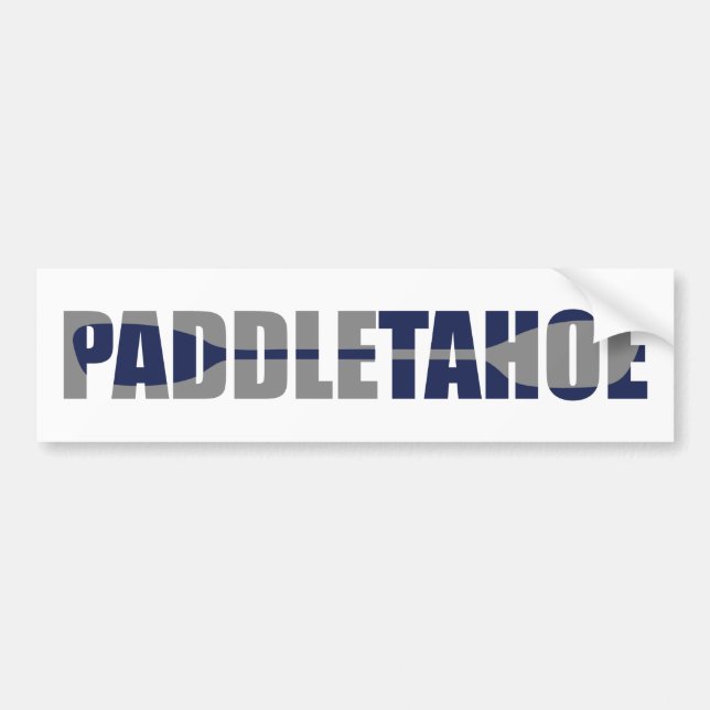 Adesivo Para Carro Paddle Lake Tahoe Kayaking (Frente)