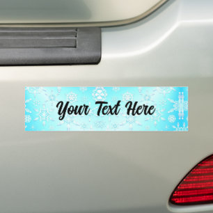 Adesivo Para Carro Padrão Crystal Snowflakes