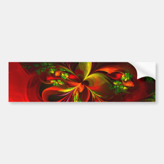 Adesivo Para Carro Padrão de Abstrato Floral Verde Moderno #05