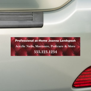 Adesivo Para Carro Padrão de Diamante Arlequim Vermelho Suave