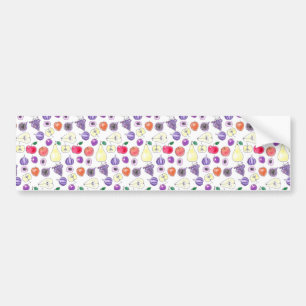 Adesivo Para Carro padrão de fruta