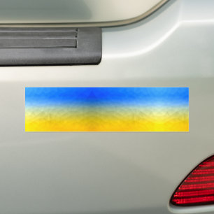 Adesivo Para Carro Padrão de malha geométrica azul-ucraniano