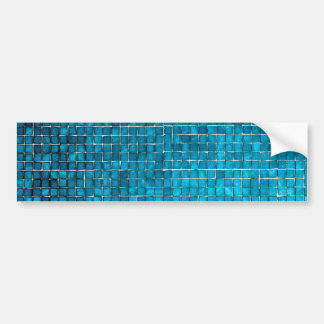 Adesivo Para Carro Padrão de mosaico azul