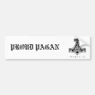 Adesivo Para Carro Pagan orgulhoso/Mjolnir