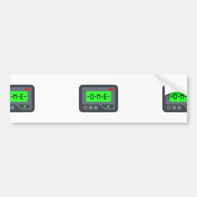 Adesivo Para Carro pager emoji (Frente)