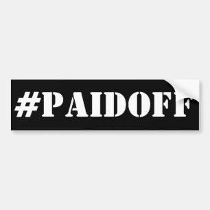 Adesivo Para Carro Pago fora do autocolante no vidro traseiro: