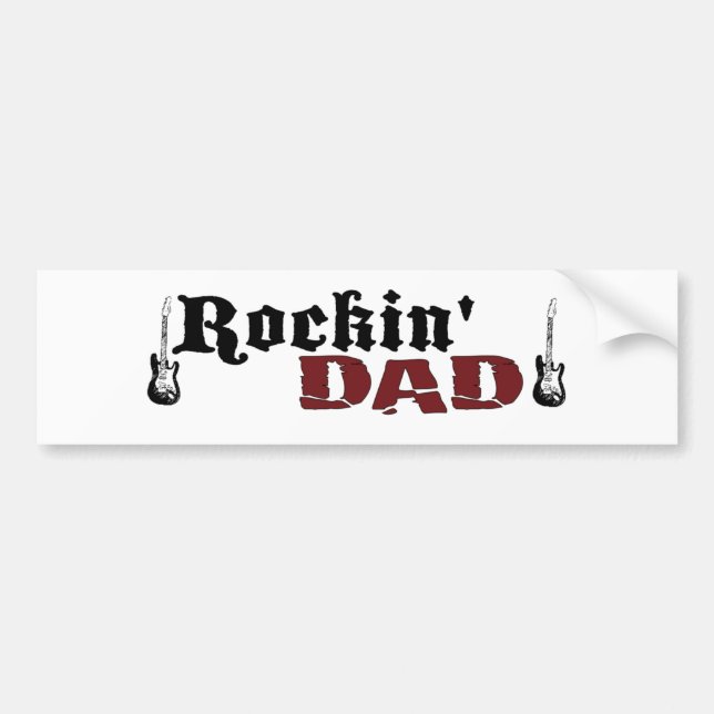 Adesivo Para Carro Pai de Rockin (Frente)