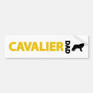 Adesivo Para Carro Pai descuidado do Spaniel de rei Charles