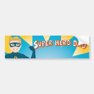 Adesivo Para Carro Pai do super-herói