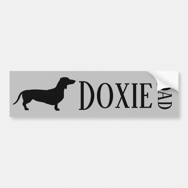 Adesivo Para Carro Pai Doxie (Frente)