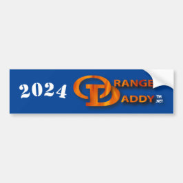 Adesivo Para Carro Pai Laranja 2024 Bumper Sticker