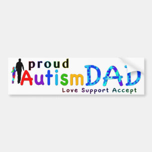 Adesivo Para Carro Pai orgulhoso do autismo