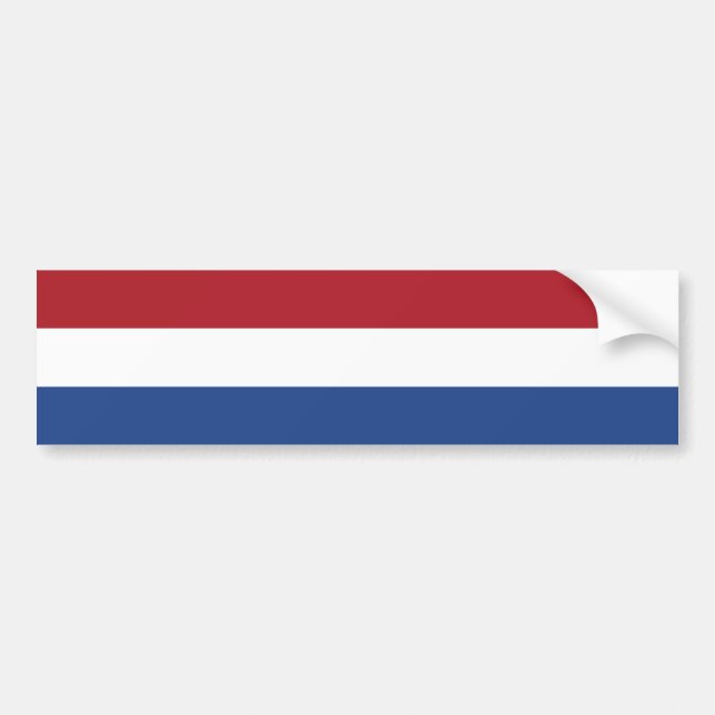 Adesivo Para Carro Países Baixos/Holland/bandeira holandesa/holandesa (Frente)