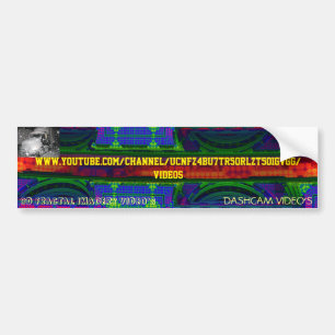 ADESIVO PARA CARRO PALAVRA DO LLC YOUTUBE DE SK8N PARA FORA