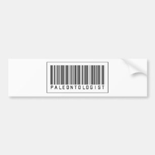 Adesivo Para Carro Paleontologist do código de barras