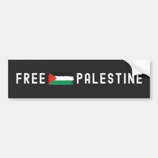 ADESIVO PARA CARRO PALESTINA LIVRE (Frente)