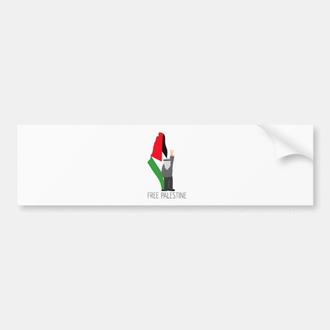Adesivo Para Carro Palestina livre com o direito do retorno (Frente)