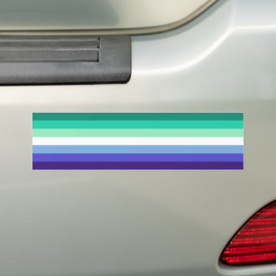 Adesivo Para Carro Paleta da bandeira de homens gays trans-inclusivos