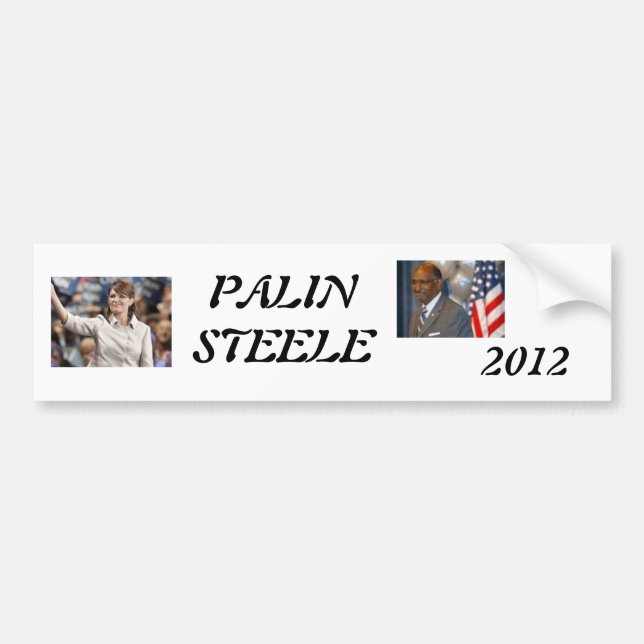 Adesivo Para Carro palin 2012, steele 1, 2012, PALINSTEELE (Frente)