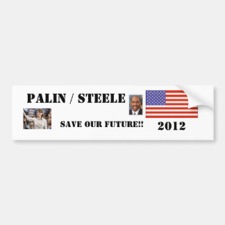 ADESIVO PARA CARRO PALIN/STEELE, 2012 SALVAR NOSSO FUTURO…