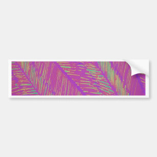 Adesivo Para Carro Palmas de Neon Roxo