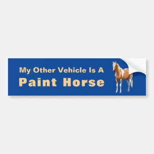 Adesivo Para Carro Palomino Pinto Quarto Cavalo Pintor Estalhão