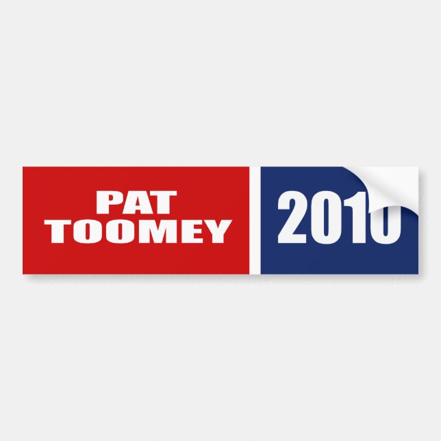 ADESIVO PARA CARRO PANCADINHA TOOMEY PARA O SENADO (Frente)