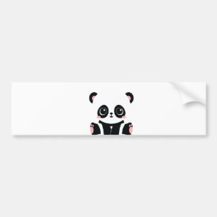Adesivo Para Carro Panda de desenho animado