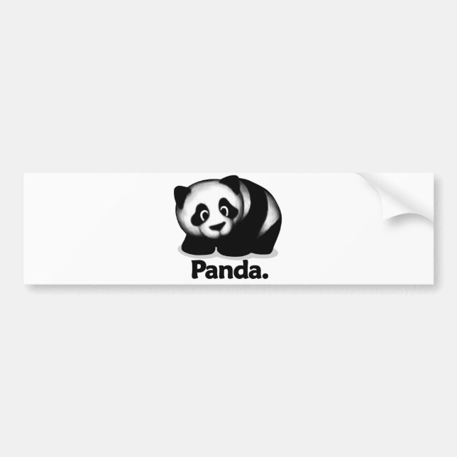 Adesivo Para Carro Panda Panda. (Frente)