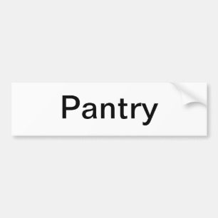 Adesivo Para Carro Pantry Door Sign/