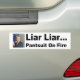 Adesivo Para Carro Pantsuit do mentiroso do mentiroso no autocolante (On Car)