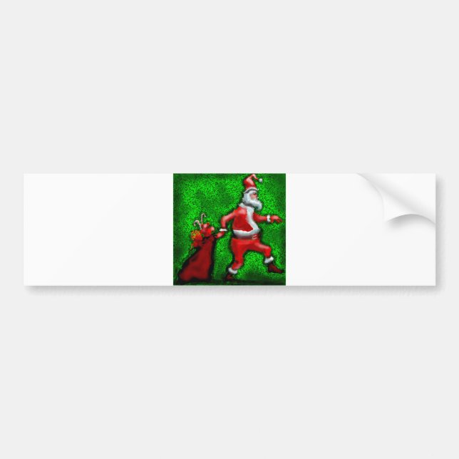 Adesivo Para Carro Papai Noel (Frente)