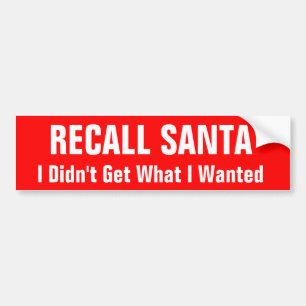Adesivo Para Carro Papai noel do aviso